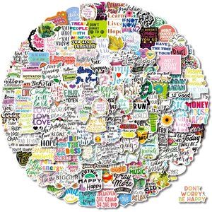 Kids Stickers 200 Pcs Inspirational Motivational Vision Board Stickers